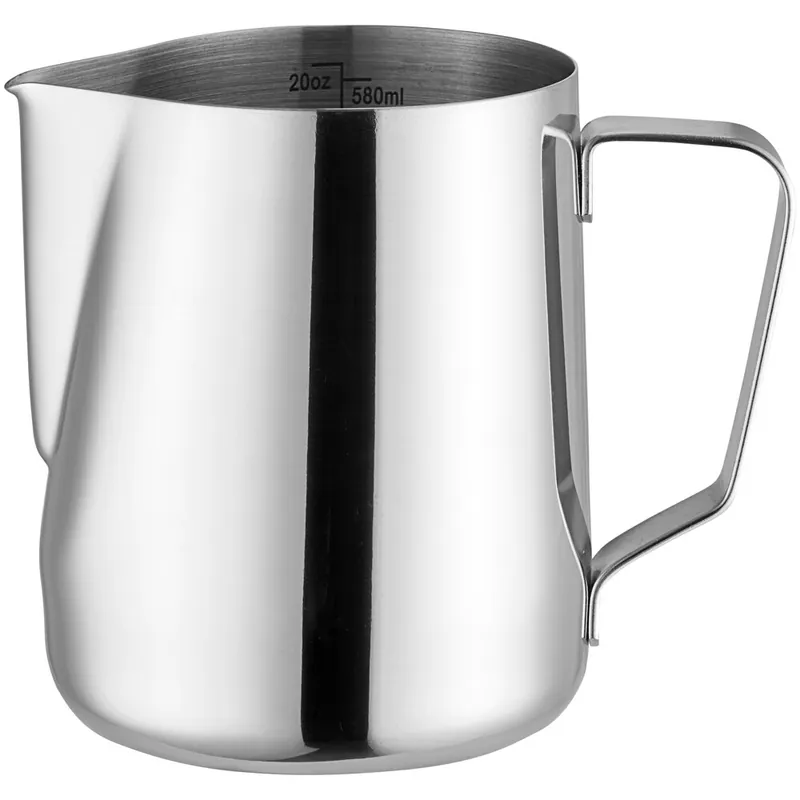 Reduced Price Acopa 20 oz. Stainless Steel Frothing Pitcher with Measuring Lines