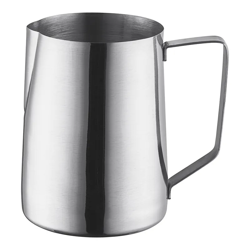 Choice 33 oz. Polished Stainless Steel Frothing Pitcher Top Pick