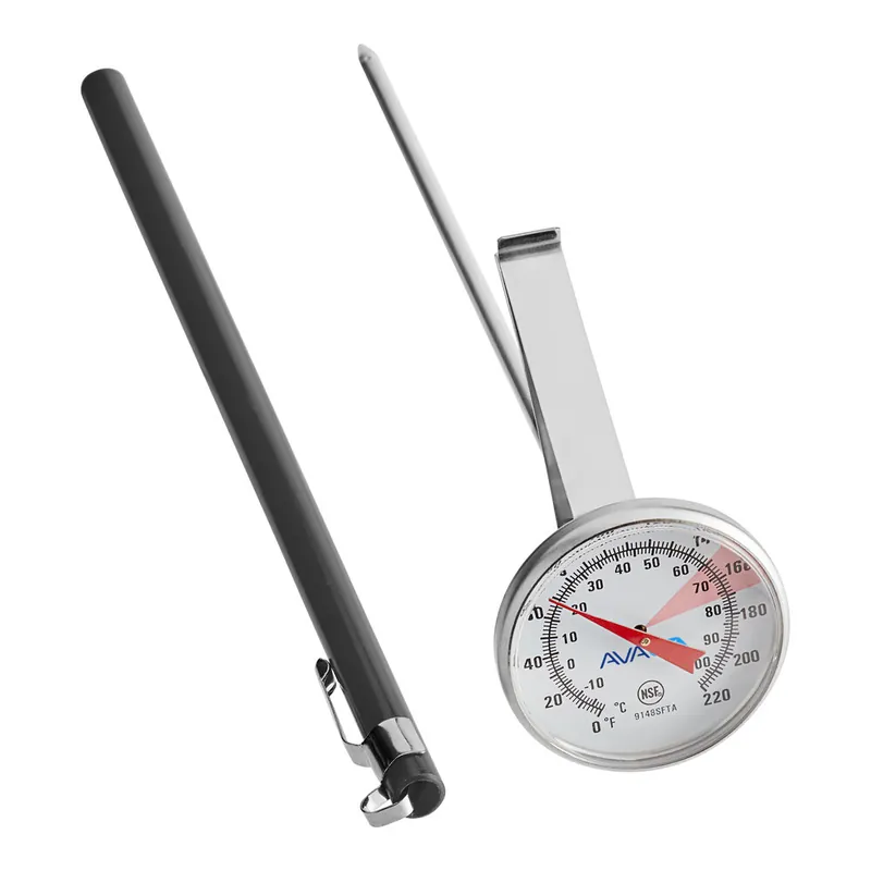 Cheap AvaTek 8" Hot Beverage / Frothing Thermometer 0 - 220 Degrees Fahrenheit