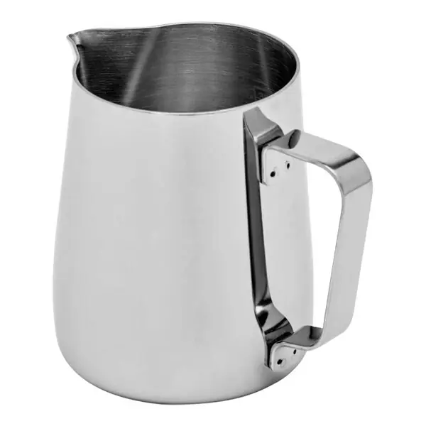 Trending Rhino Coffee Gear Pro 12 oz. Stainless Steel Milk Pitcher RHMJ12OZ