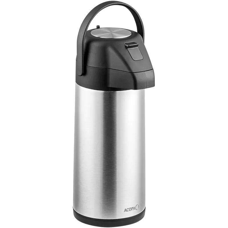 Acopa 3 Liter Stainless Steel Lined Airpot with Push Button Original