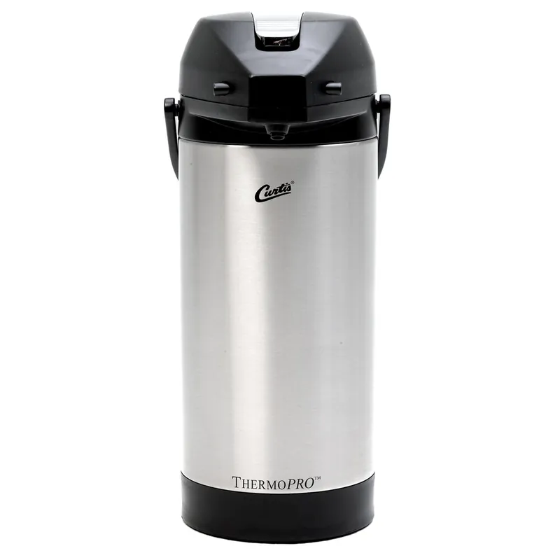 Curtis ThermoPro 3.8 Liter Stainless Steel Lined Airpot with Lever TLXA0101S000 - 6/Case No Minimum Order