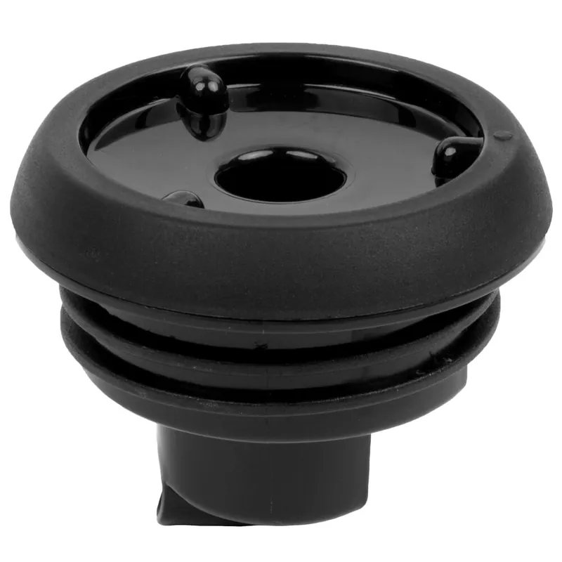 Original Choice 64 oz. 9 1/2" x 5 1/2" Insulated Thermal Coffee Carafe / Server Black Brew Thru Lid