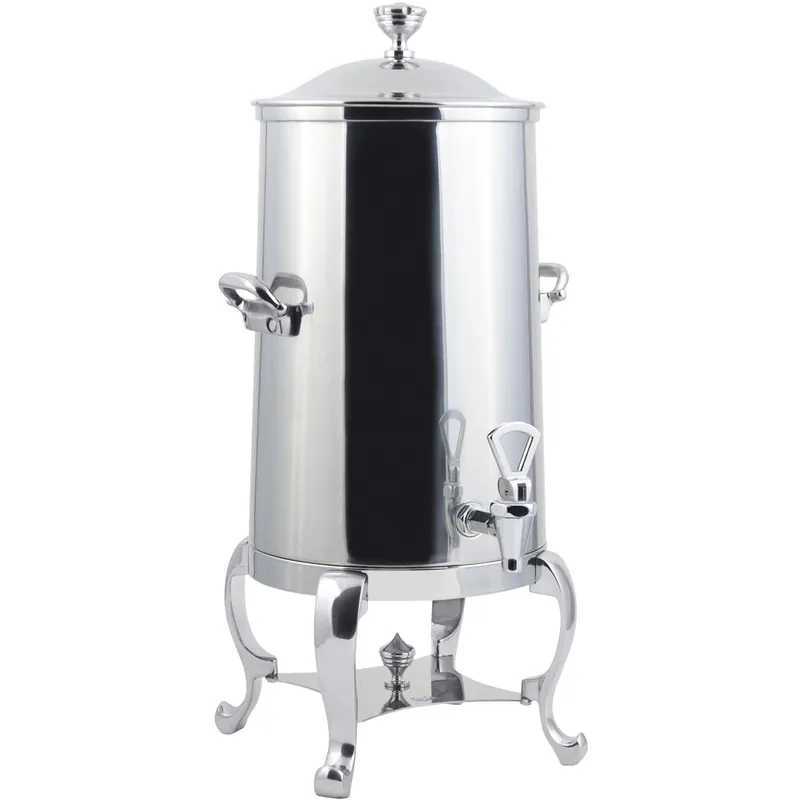 Top Pick Bon Chef 49001C-E Roman 1.5 Gallon Insulated Stainless Steel Electric Coffee Chafer Urn with Chrome Trim
