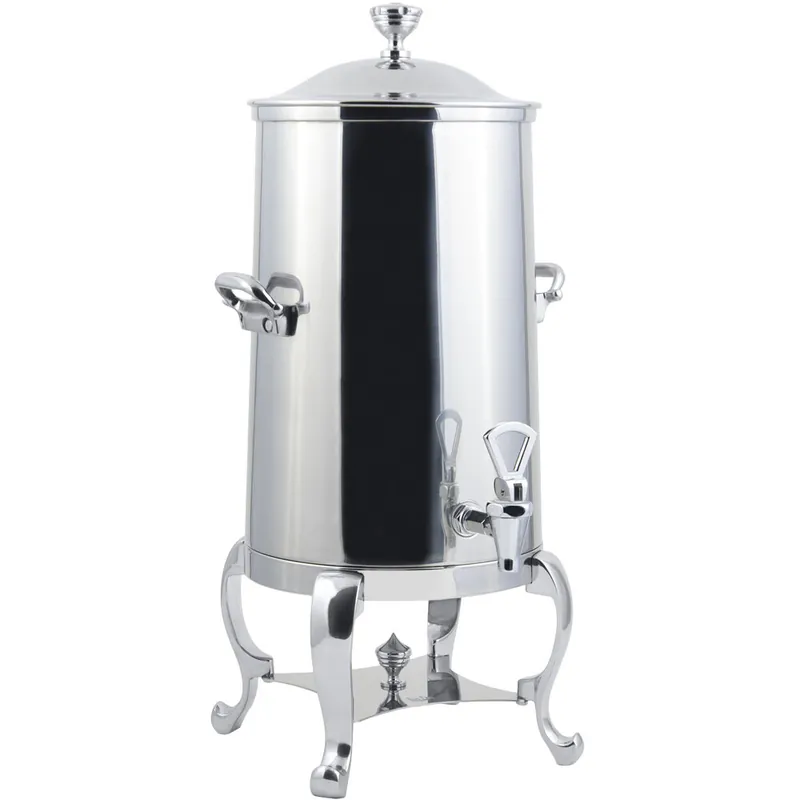 Bon Chef 49003C-E Roman 3 Gallon Insulated Stainless Steel Electric Coffee Chafer Urn with Chrome Trim Factory Price