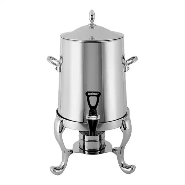 Place Order WNK from Steelite International 5 Gallon Stainless Steel Single Wall Coffee Urn with Traditional Legs 5370S421