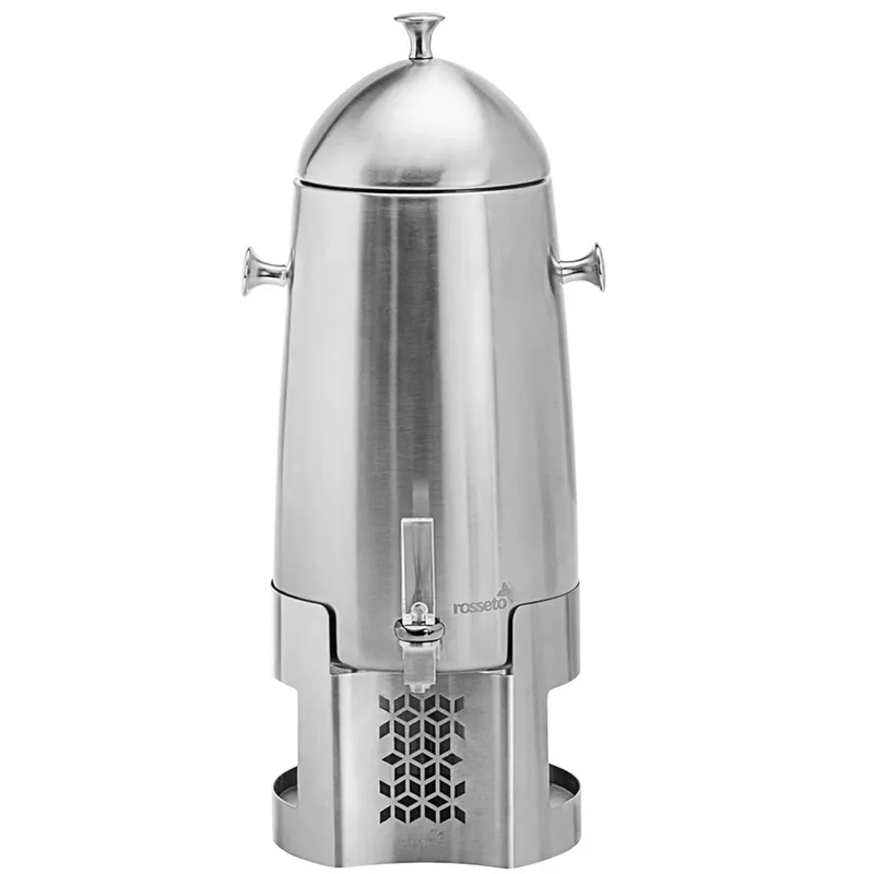 Rosseto 3 Gallon Coffee Urn with Mosaic Brushed Stainless Steel Base LD192 Last Chance