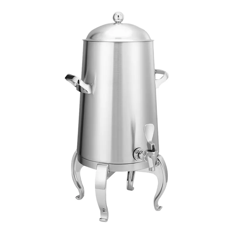 Hot Picks Service Ideas Flame Free® Thermo-Urn® 3 Gallon Regal Brushed Stainless Steel Vacuum-Insulated Coffee Chafer Urn URN30VBSRG