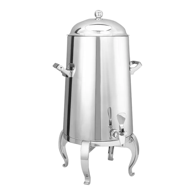 Service Ideas Flame Free® Thermo-Urn® 5 Gallon Regal Polished Stainless Steel Vacuum-Insulated Coffee Chafer Urn URN50VPSRG Warranty Included