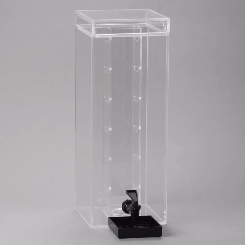 Cal-Mil Acrylic Beverage Dispenser with Infusion Chamber (3 Gallon) | WebstaurantStore Premium