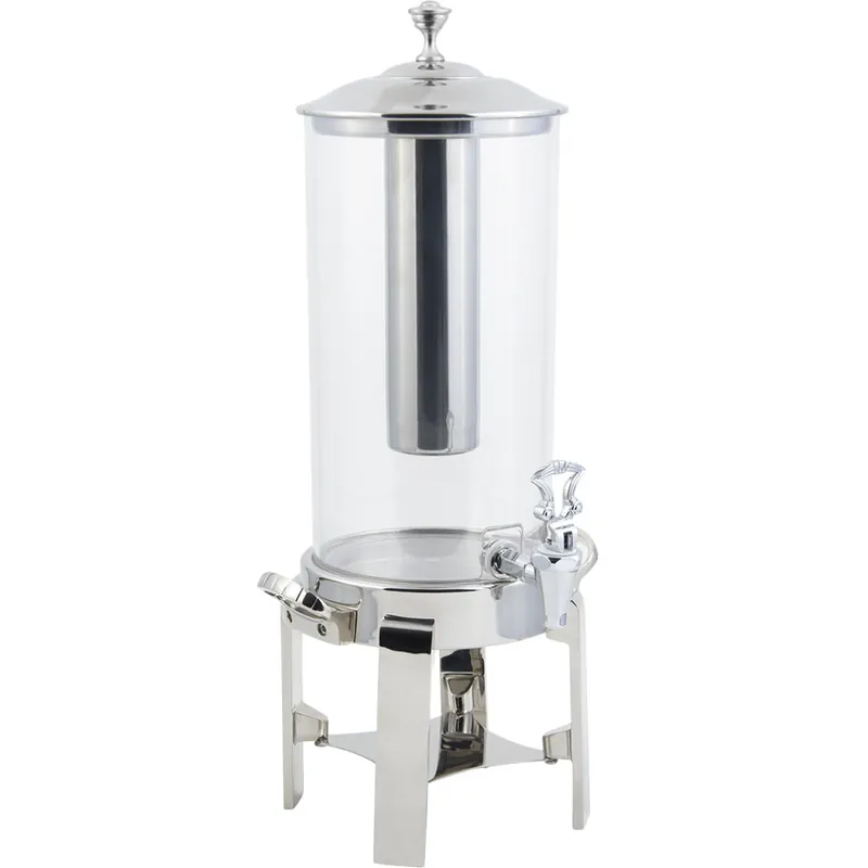 Handmade Bon Chef 42500 Contemporary 2 Gallon Chrome Finish Beverage Dispenser