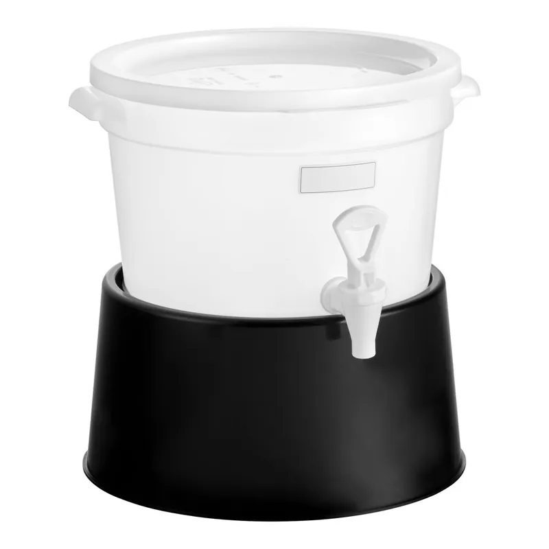 Holiday Sale Choice Round 3 Gallon Translucent Beverage Dispenser with Black Base