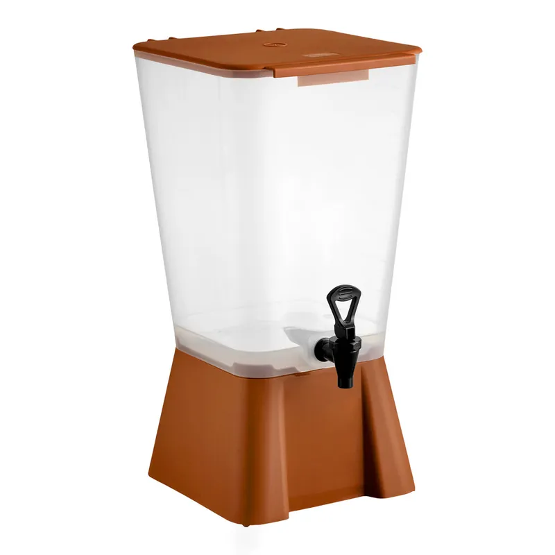 Choice 5 Gallon Brown Beverage / Juice Dispenser Hassle-Free Returns